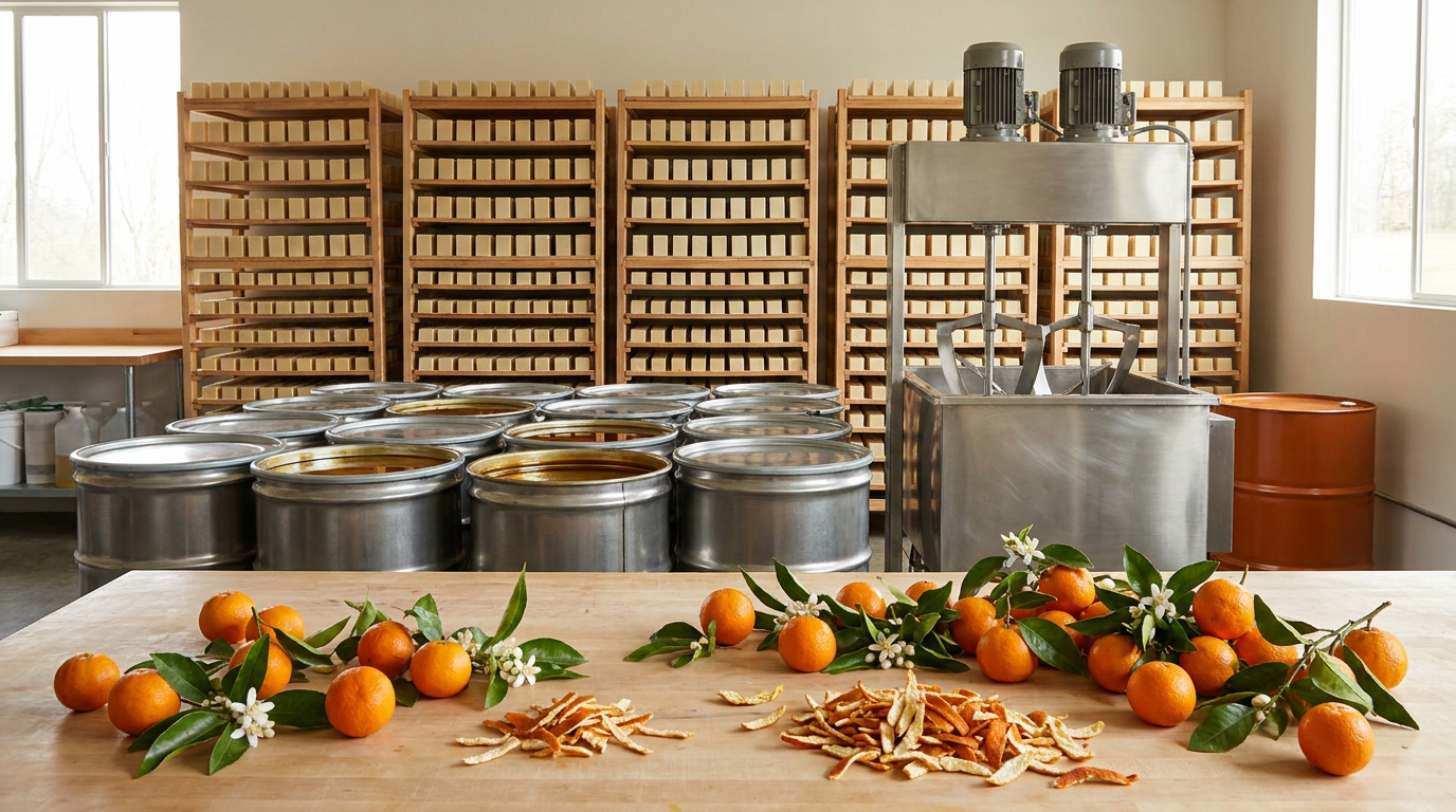 Mandarin Essential Oil for Cold-Process Soap Making