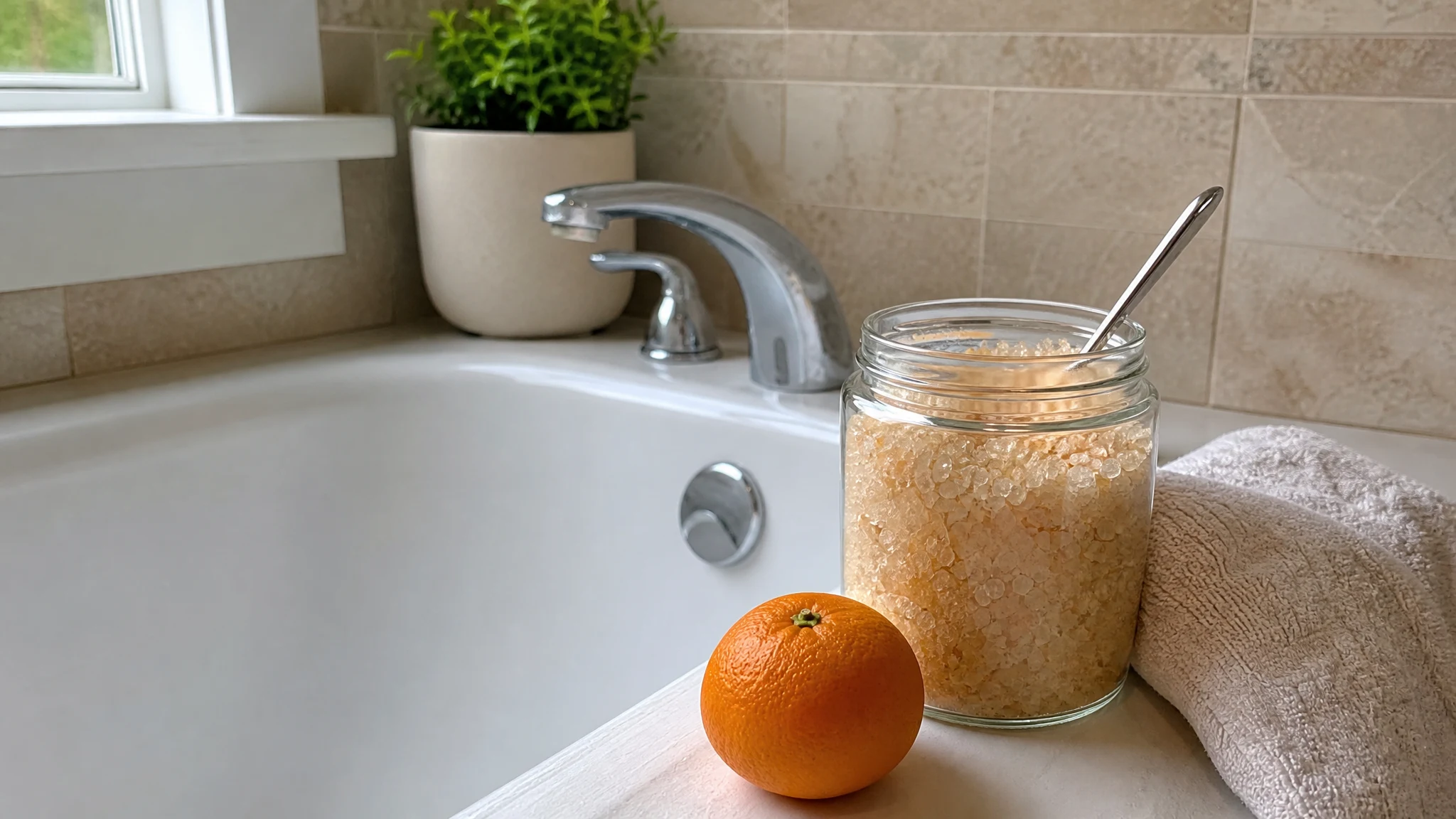 Mandarin Bath Salts and Bath Oil: Why Oil Needs a Dispersant